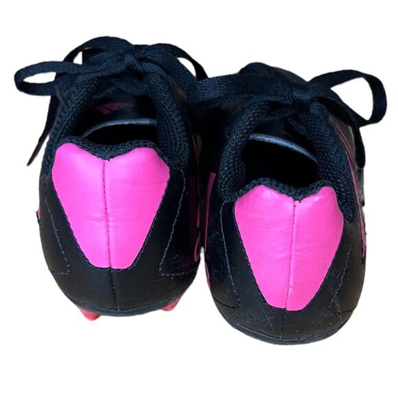 Adidas Goletto VII Girls FG Lace Up Soccer Cleats Black Pink Size 11 FV2895 - Picture 4 of 5